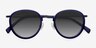 Siena Matte Navy Acetate-metalSunglass Frames from EyeBuyDirect, Closed View