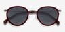 Siena Red Acetate-metalSunglass Frames from EyeBuyDirect, Closed View