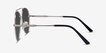 Camp Black Silver MetalSunglass Frames from EyeBuyDirect, Side View