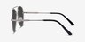 Camp Black Silver MetalSunglass Frames from EyeBuyDirect, Side View