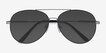 Camp Black Silver MetalSunglass Frames from EyeBuyDirect, Closed View