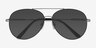 Camp Black Silver MetalSunglass Frames from EyeBuyDirect, Closed View