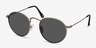 Disclosure Silver MetalSunglass Frames from EyeBuyDirect, Angle View