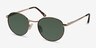 Saigon Tortoise Golden MetalSunglass Frames from EyeBuyDirect, Angle View