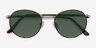 Saigon Tortoise Golden MetalSunglass Frames from EyeBuyDirect, Closed View