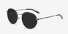 Saigon Tortoise Silver MetalSunglass Frames from EyeBuyDirect, Angle View