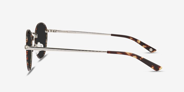 Saigon Tortoise Silver Metal Sunglass Frames from EyeBuyDirect