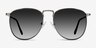 Fume Silver MetalSunglass Frames from EyeBuyDirect, Front View