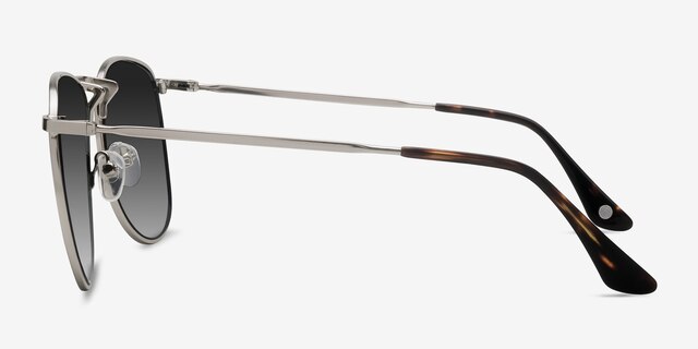 Fume Silver MetalSunglass Frames from EyeBuyDirect, Side View