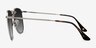 Fume Silver MetalSunglass Frames from EyeBuyDirect, Side View