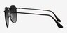 Fume Noir MétalSoleil de Lunette de vue d'EyeBuyDirect, Vue de Côté