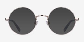 Guru  Light Golden  Métal Soleil de Lunette de vue d'EyeBuyDirect, Vue de Face