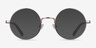 Guru Light Golden MetalSunglass Frames from EyeBuyDirect, Front View