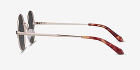 Guru  Light Golden  Métal Soleil de Lunette de vue d'EyeBuyDirect, Vue de Côté