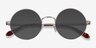 Guru Light Golden MetalSunglass Frames from EyeBuyDirect, Closed View