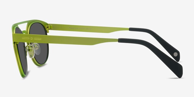 Playground Green MetalSunglass Frames from EyeBuyDirect, Side View