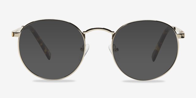 Rex Golden MetalSunglass Frames from EyeBuyDirect, Front View