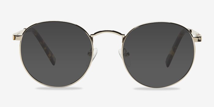 Rex Golden Metal Sunglass Frames from EyeBuyDirect