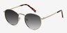 Rex Golden MetalSunglass Frames from EyeBuyDirect, Angle View