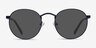 Rex Navy MetalSunglass Frames from EyeBuyDirect, Front View