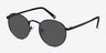 Rex Navy MetalSunglass Frames from EyeBuyDirect, Angle View