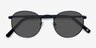 Rex Navy MetalSunglass Frames from EyeBuyDirect, Closed View