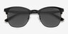 Veil Black MetalSunglass Frames from EyeBuyDirect, Closed View