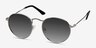 Disclosure Silver MetalSunglass Frames from EyeBuyDirect, Angle View