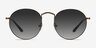 Disclosure Brown MetalSunglass Frames from EyeBuyDirect, Front View