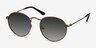 Disclosure Brown MetalSunglass Frames from EyeBuyDirect, Angle View