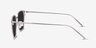 Jolt Silver MetalSunglass Frames from EyeBuyDirect, Side View