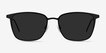 Jolt Black MetalSunglass Frames from EyeBuyDirect, Front View