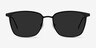 Jolt Black MetalSunglass Frames from EyeBuyDirect, Front View