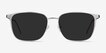 Jolt Gunmetal MetalSunglass Frames from EyeBuyDirect, Front View