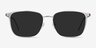 Jolt Gunmetal MétalSoleil de Lunette de vue d'EyeBuyDirect, Vue de Face