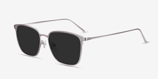 Jolt Gunmetal MétalSoleil de Lunette de vue d'EyeBuyDirect, Vue d'Angle