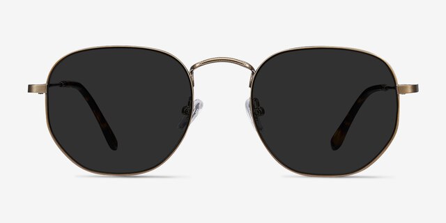 Boardwalk Copper MetalSunglass Frames from EyeBuyDirect, Front View