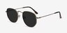 Boardwalk Copper MetalSunglass Frames from EyeBuyDirect, Angle View