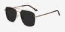 Route 66 Golden MetalSunglass Frames from EyeBuyDirect, Angle View