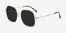 Sun Movement Doré MétalSoleil de Lunette de vue d'EyeBuyDirect, Vue d'Angle