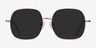 Sun Movement Rose Gold MetalSunglass Frames from EyeBuyDirect, Front View