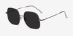 Sun Movement Rose Gold MetalSunglass Frames from EyeBuyDirect, Angle View