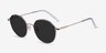 Village Rose Gold MetalSunglass Frames from EyeBuyDirect, Angle View