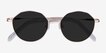 Village Rose Gold MetalSunglass Frames from EyeBuyDirect, Closed View