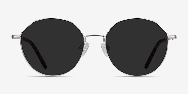Village Silver MetalSunglass Frames from EyeBuyDirect, Front View