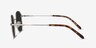 Village Silver MetalSunglass Frames from EyeBuyDirect, Side View