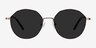 Village Bronze MetalSunglass Frames from EyeBuyDirect, Front View