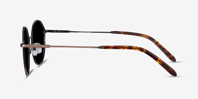 Village Bronze MetalSunglass Frames from EyeBuyDirect, Side View