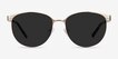 Maui Rose Gold MetalSunglass Frames from EyeBuyDirect, Front View