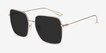 Bora Bora Golden MetalSunglass Frames from EyeBuyDirect, Angle View